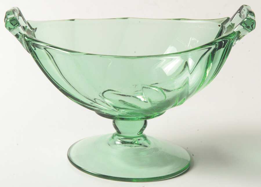 Twist Green (Moongleam) Individual Open Sugar by Heisey-1