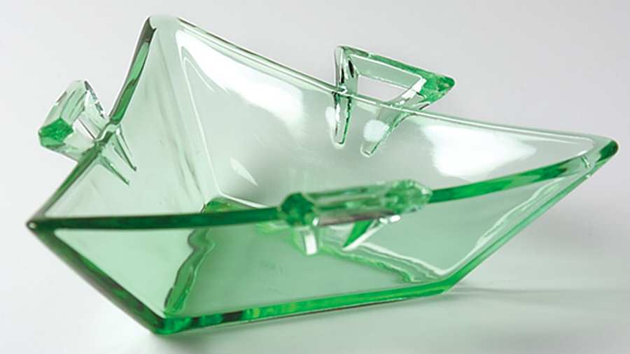 Twist Green (Moongleam) Mint Dish No Lid by Heisey-1
