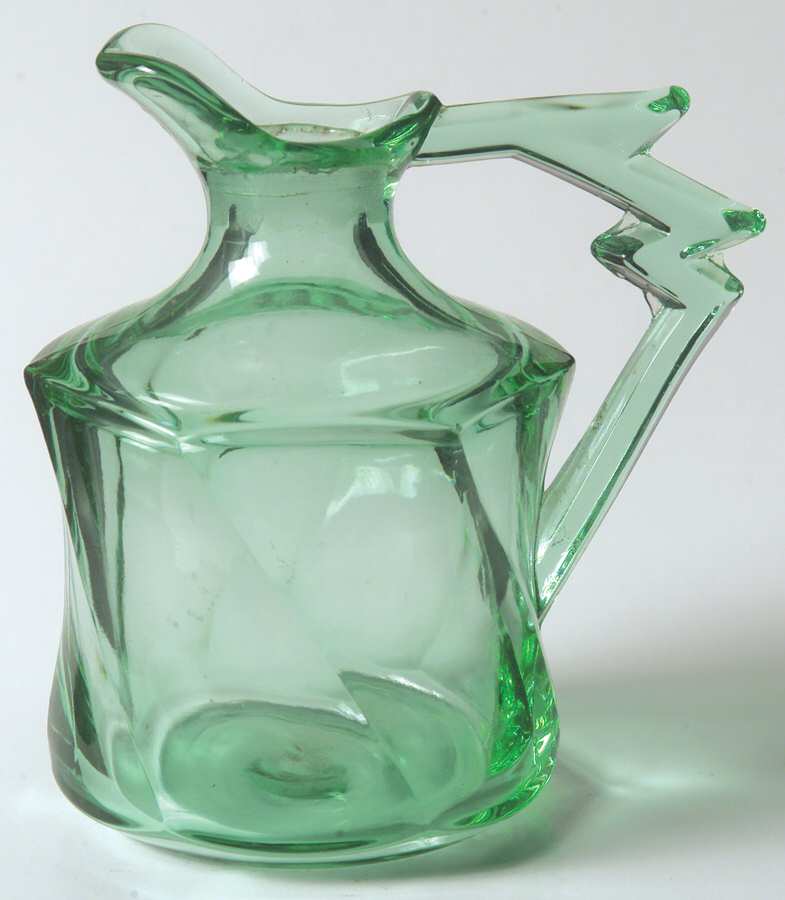 Twist Green (Moongleam) Oil Bottle No Stopper by Heisey-1
