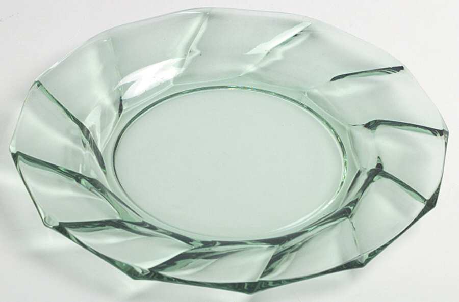 Twist Green (Moongleam) Luncheon Plate by Heisey-1