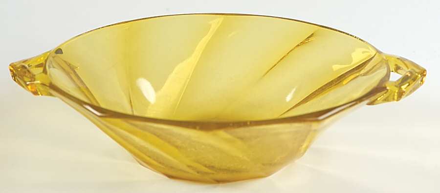 Twist Marigold Handled Mint Dish by Heisey-1