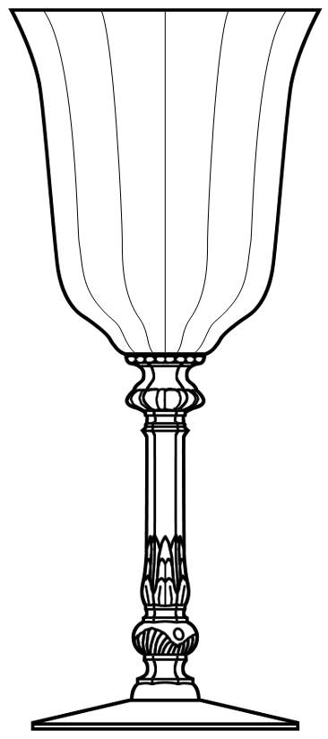 Tyrolean Water Goblet by Heisey-1