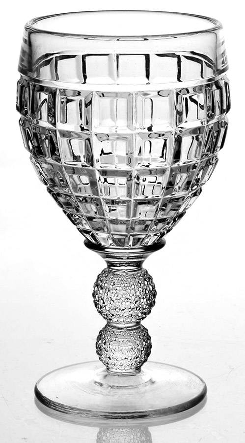 Victorian Clear Claret Wine by Heisey-1