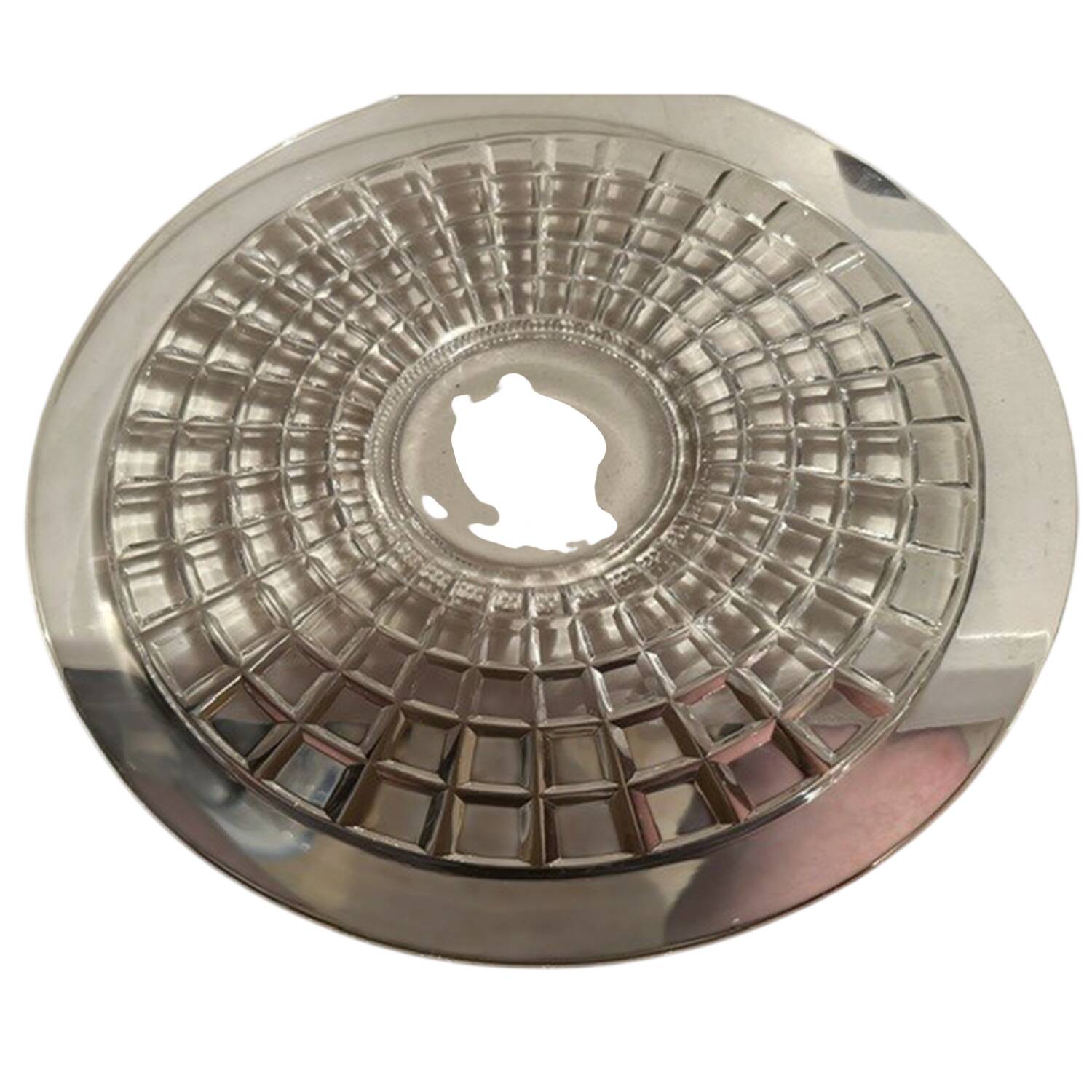 Victorian Clear Cheese & Cracker Plate by Heisey-1