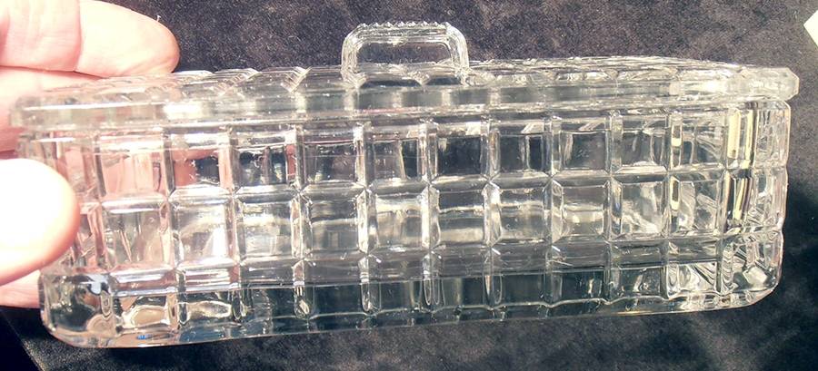 Victorian Clear Cigarette Box & Lid by Heisey-1
