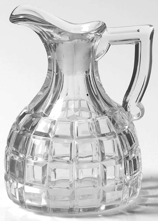 Victorian Clear Oil Cruet No Stopper by Heisey-1