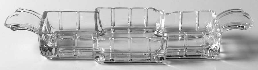 Victorian Clear Condiment Tray by Heisey-1