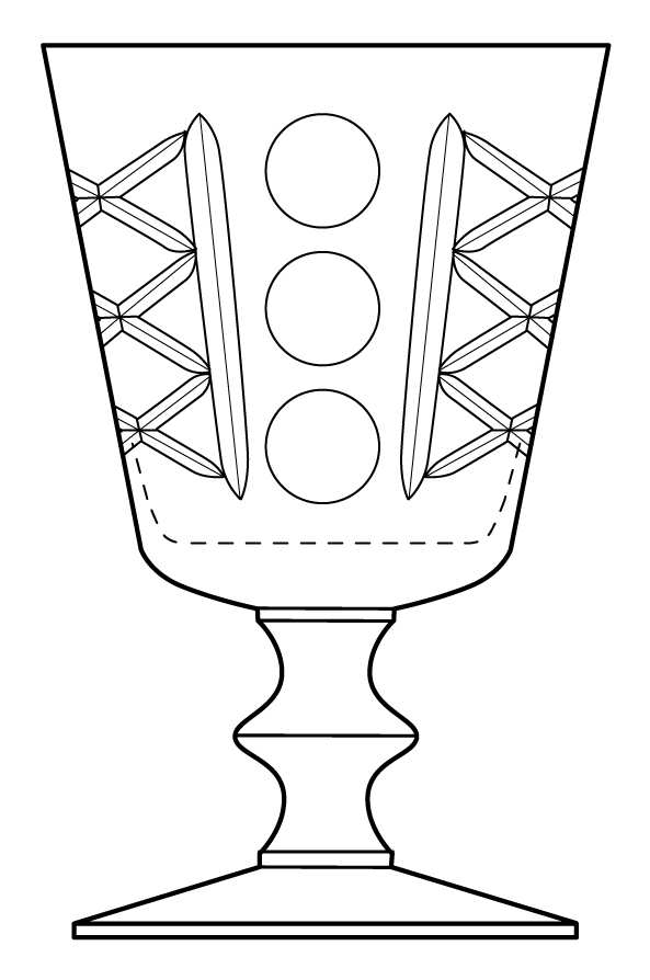 Victoria Water Goblet by Heisey-1