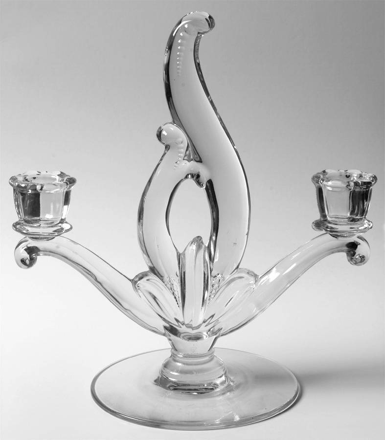 Waverly Double Light Candlestick by Heisey-1