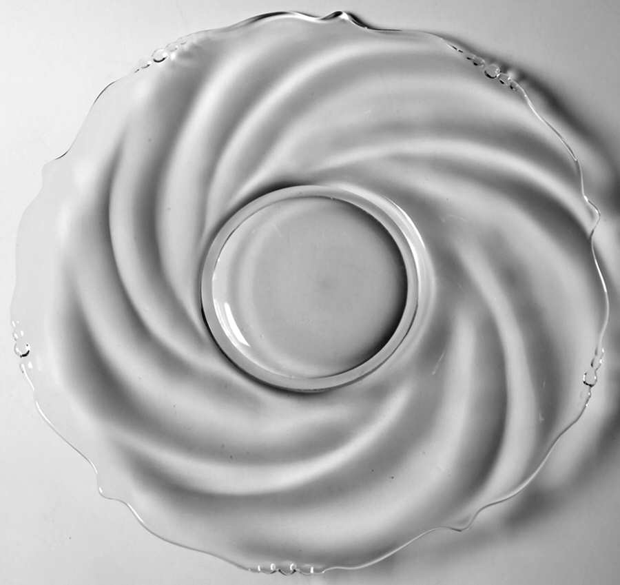 Waverly Sandwich Plate by Heisey-1