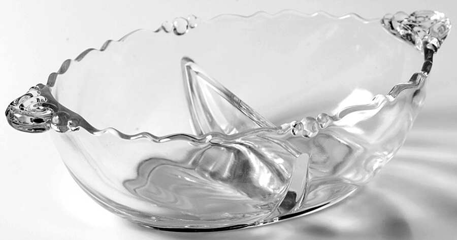 Waverly Divided Dressing Bowl by Heisey-1
