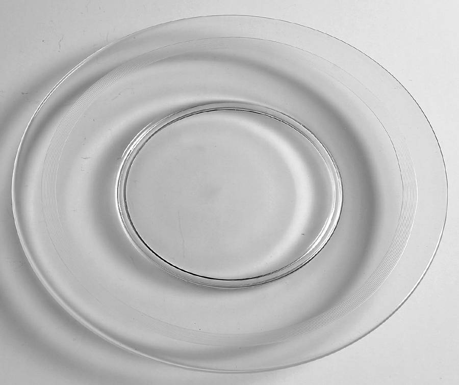 Wedding Band Luncheon Plate by Heisey-1