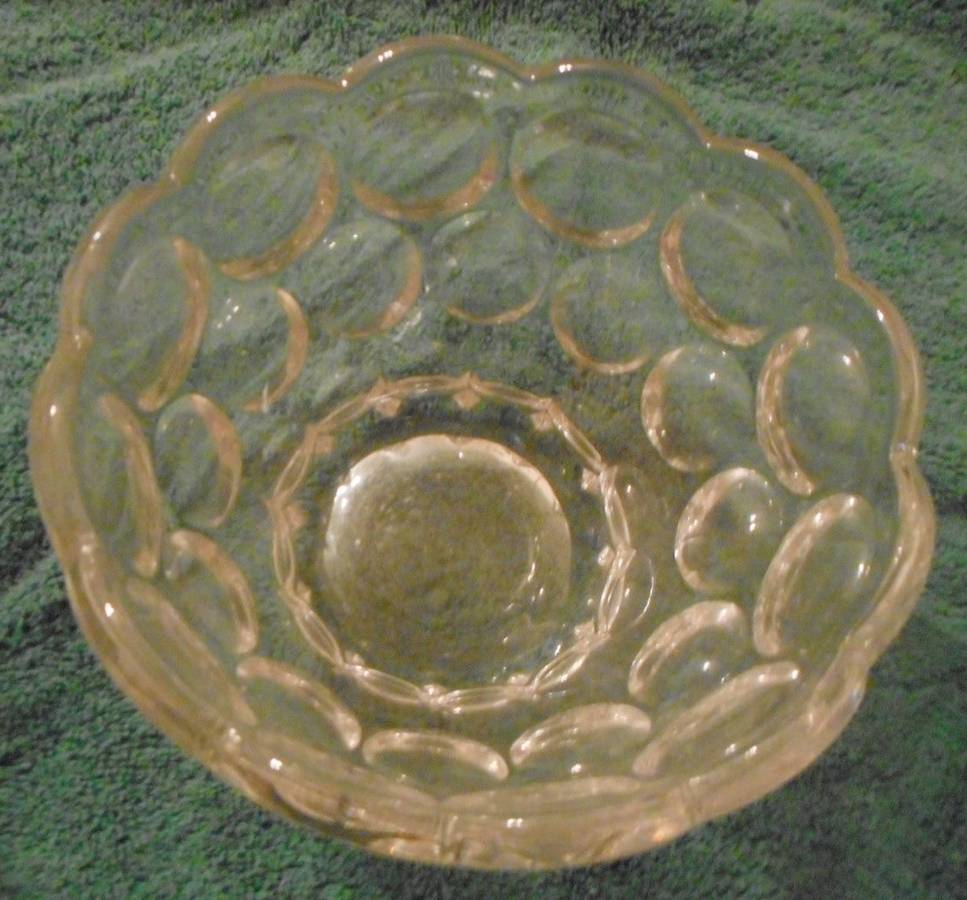 Whirlpool Clear 4" Nappy by Heisey-1
