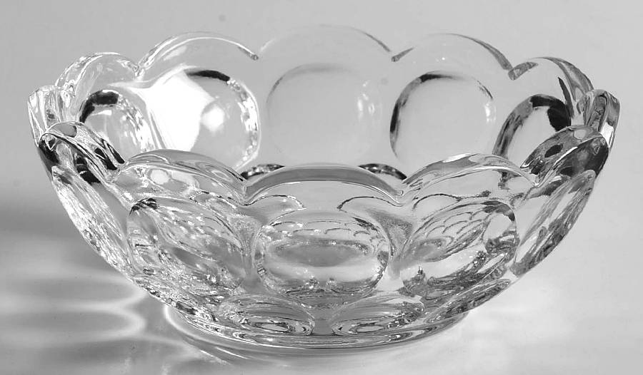 Whirlpool Clear 4" Small Fruit/Dessert Bowl by Heisey-1