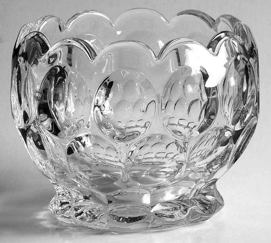 Whirlpool Clear Mayonnaise Bowl, Bowl Only by Heisey-1