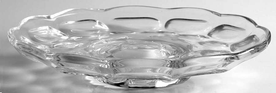 Whirlpool Clear Small Cheese Plate by Heisey-1