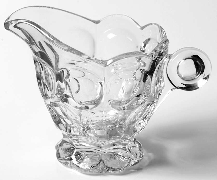 Whirlpool Clear Creamer by Heisey-1