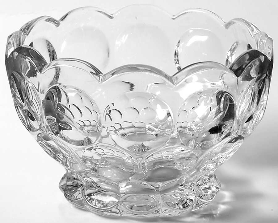 Whirlpool Clear Dressing Bowl by Heisey-1