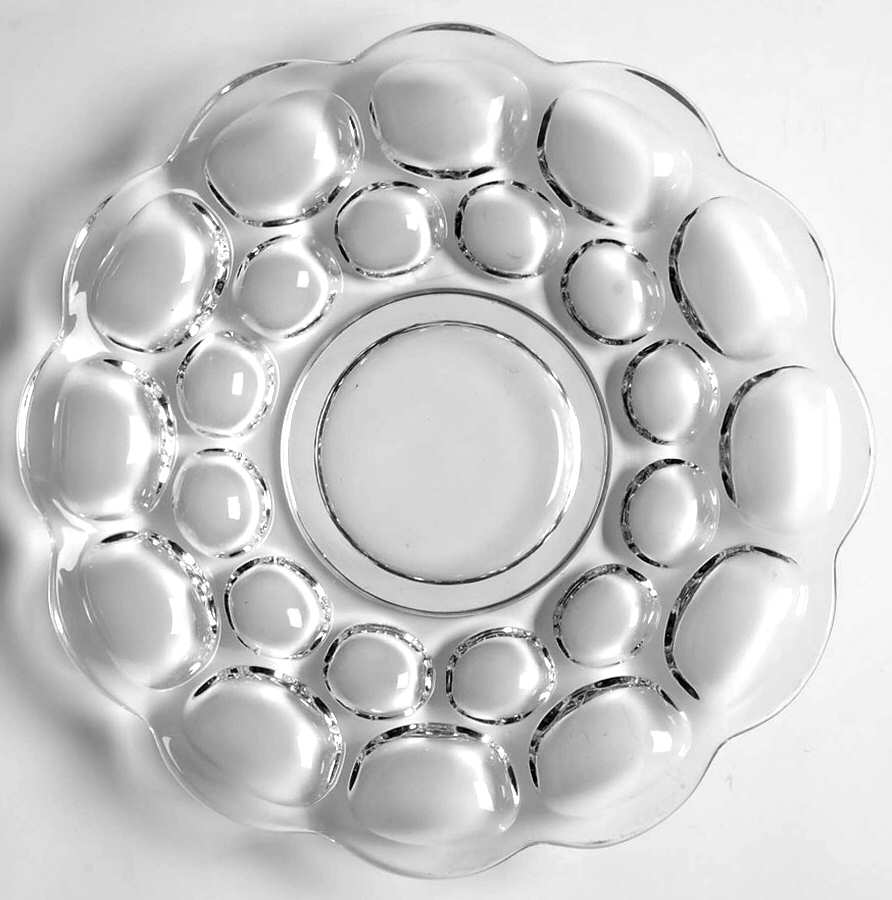 Whirlpool Clear Bread & Butter Plate by Heisey-1