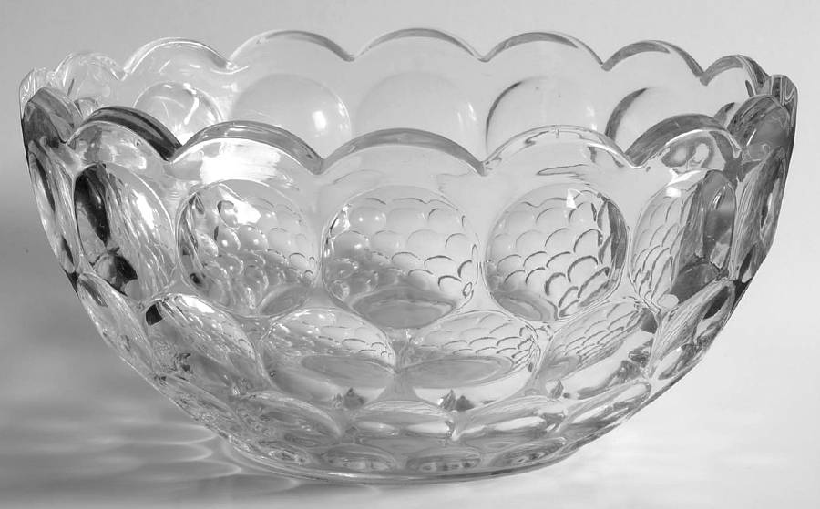 Whirlpool Clear Salad Bowl by Heisey-1