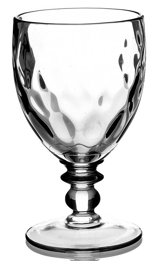 Yeoman Clear (Stem 1184, Optic) Water Goblet by Heisey-1