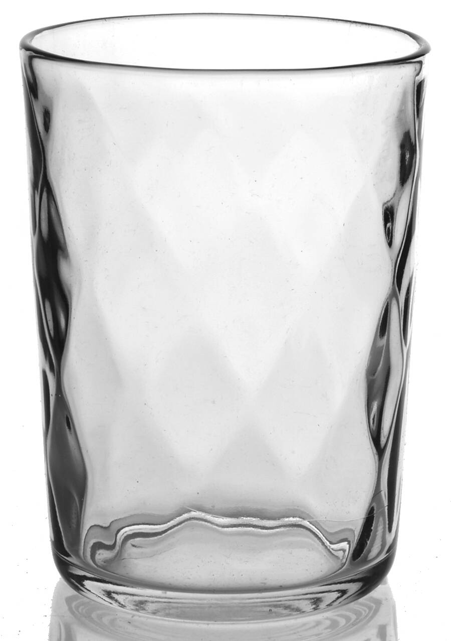 Yeoman Clear (Stem 1184, Optic) Flat Tumbler by Heisey-1