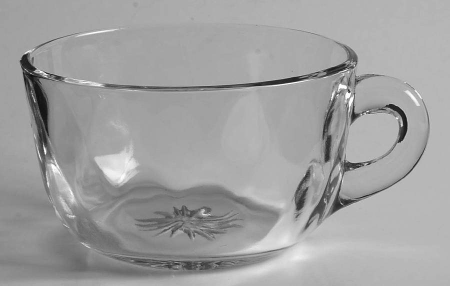 Yeoman Clear (Stem 1184, Optic) Punch Cup by Heisey-1