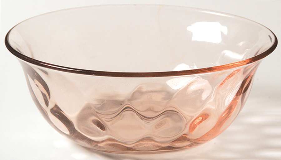 Yeoman Pink Flamingo (Stem 1184, Optic) Finger Bowl by Heisey-1