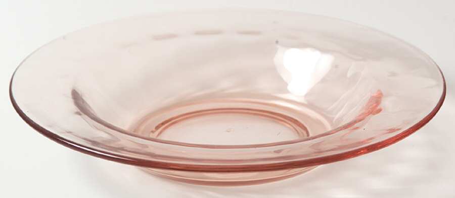 Yeoman Pink Flamingo (Stem 1184, Optic) Rim Soup Bowl by Heisey-1