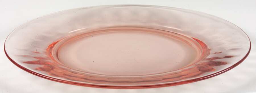 Yeoman Pink Flamingo (Stem 1184, Optic) Dinner Plate by Heisey-1