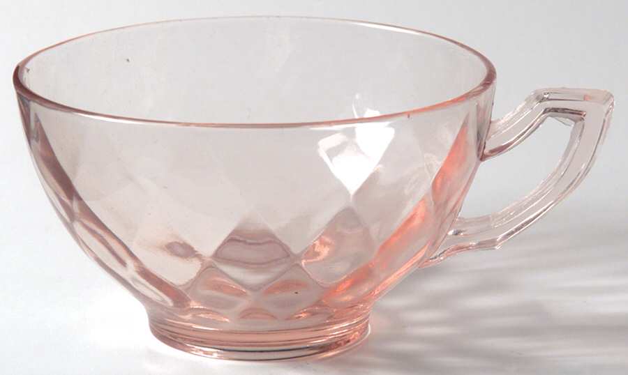 Yeoman Pink Flamingo (Stem 1184, Optic) Cup Only by Heisey-1