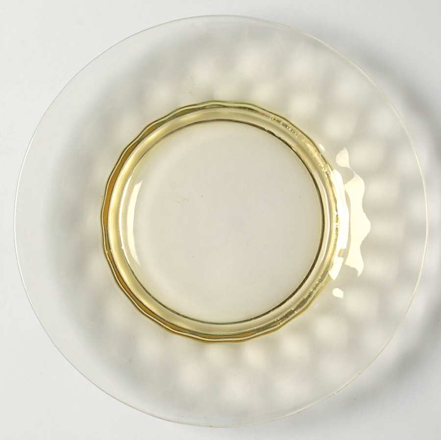 Yeoman Yellow Sahara (Stem 1184, Optic) Bread & Butter Plate by Heisey-1