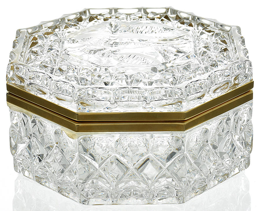 The Byrdes Collection Hinged Lid Octagonal with Box by Hofbauer-1