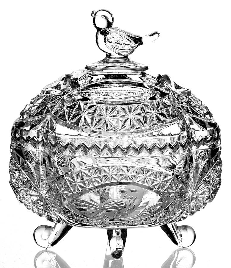 The Byrdes Collection Footed Candy Box & Lid by Hofbauer-1