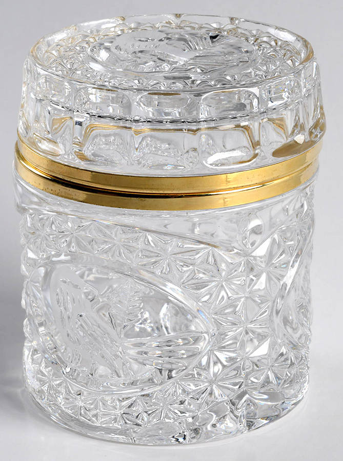 The Byrdes Collection Round Box with Hinged Lid by Hofbauer-1