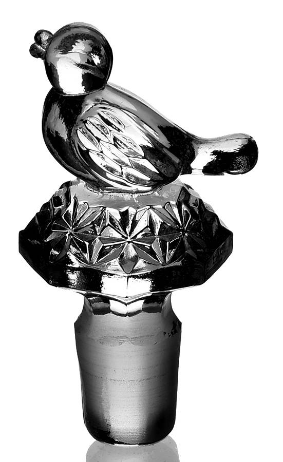 The Byrdes Collection Stopper for Round Footed Perfume Bottle by Hofbauer-1