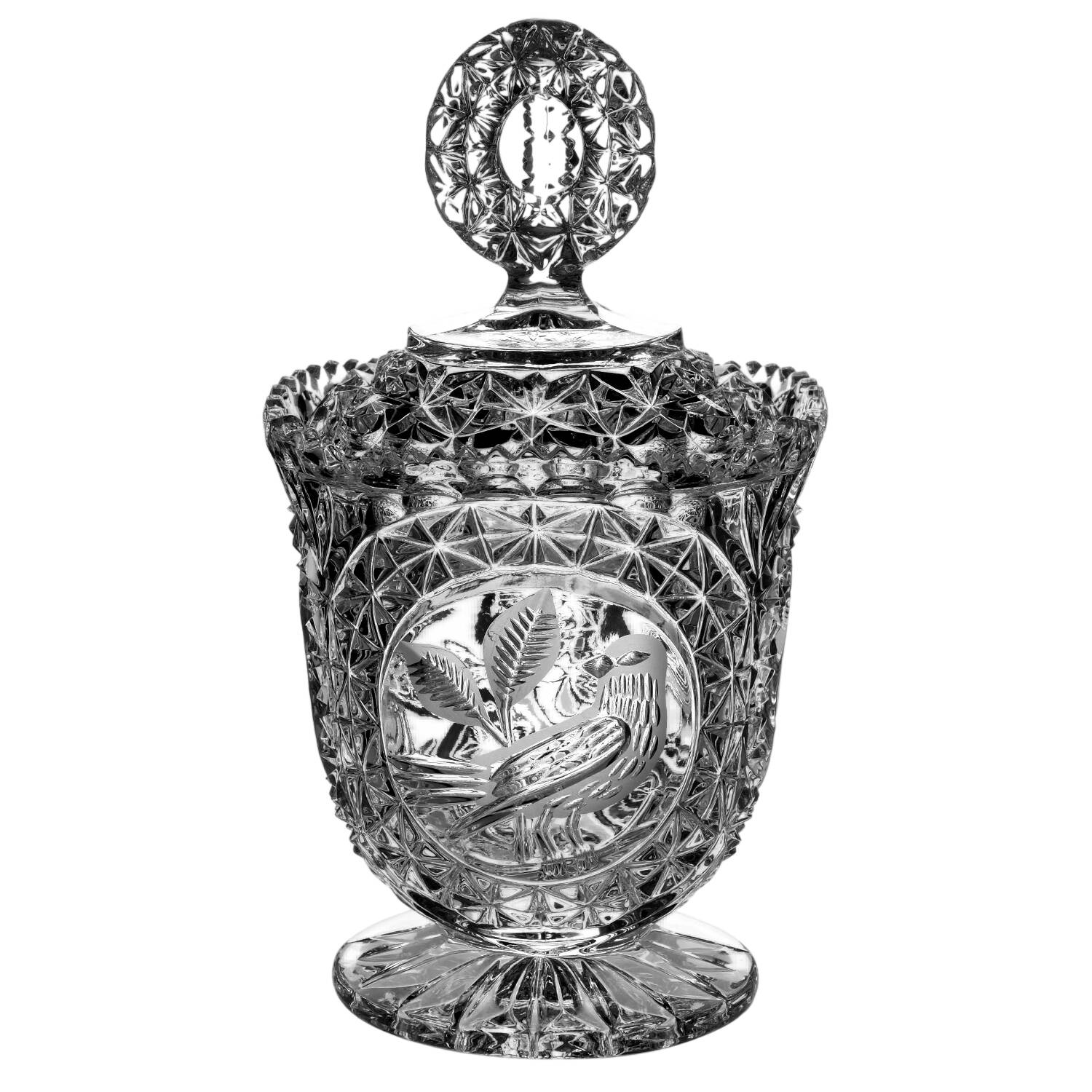 The Byrdes Collection Jar & Lid by Hofbauer-1