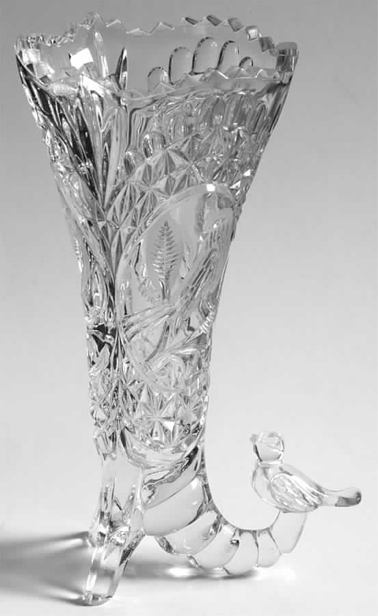 The Byrdes Collection 8" Cornucopia Vase by Hofbauer-1