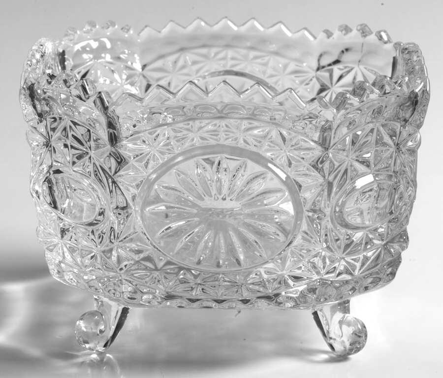 The Byrdes Collection Footed Square Bowl by Hofbauer-1