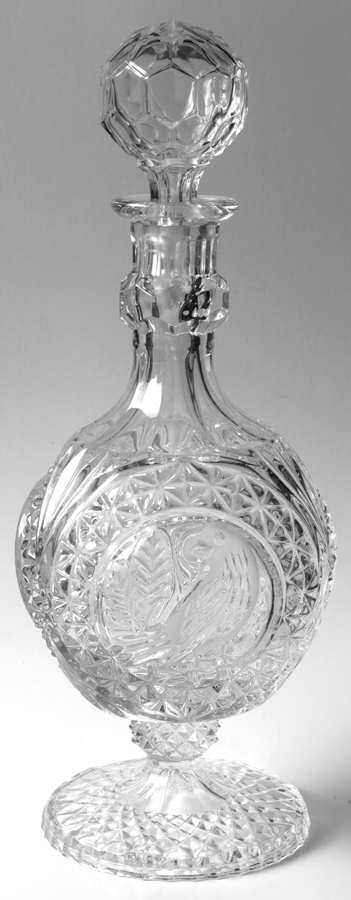 The Byrdes Collection Footed Decanter & Stopper by Hofbauer-1