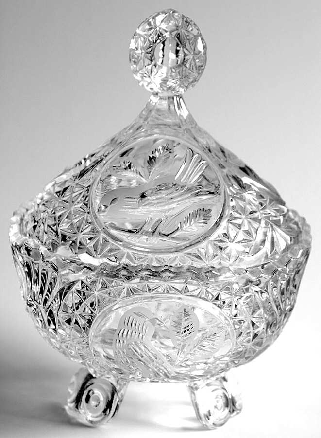 The Byrdes Collection Candy Dish & Lid by Hofbauer-1