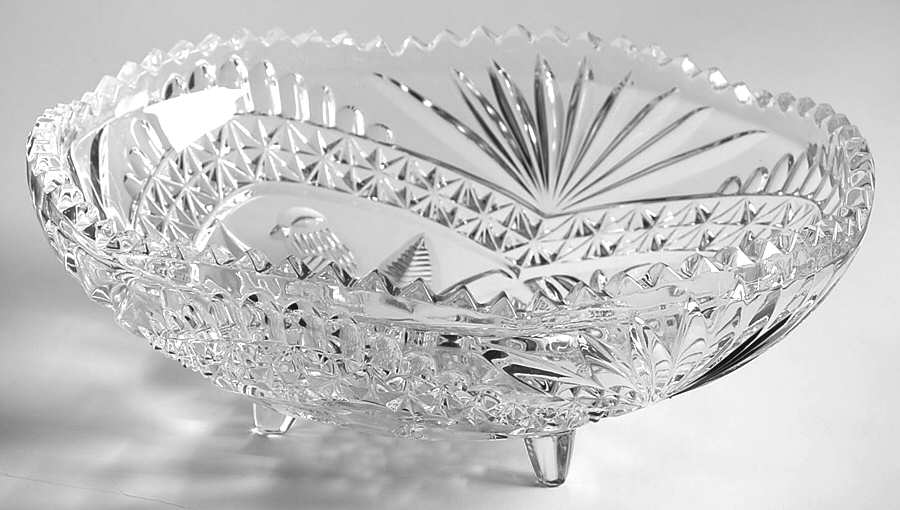 The Byrdes Collection 6" Round Crimped 3 Toed Bowl by Hofbauer-1