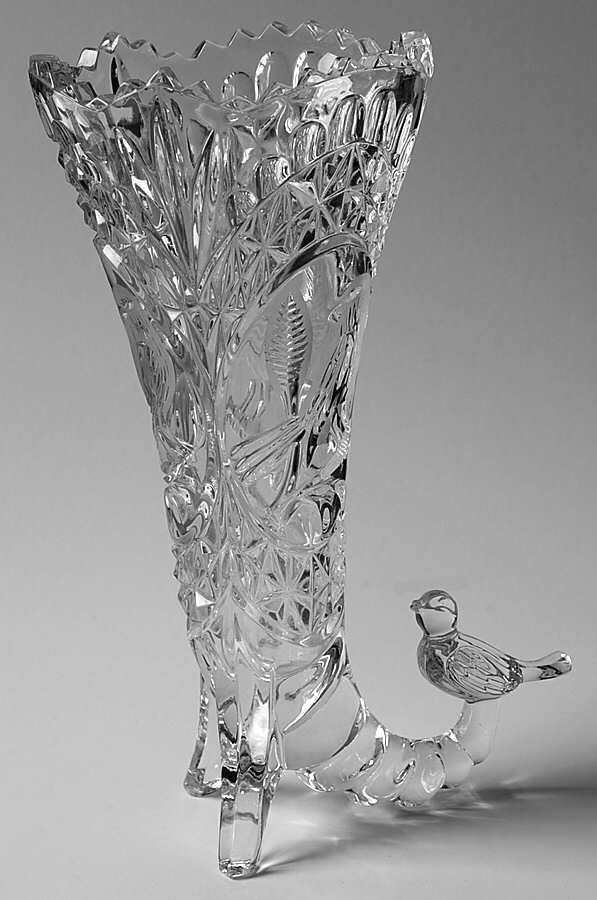The Byrdes Collection 7" Cornucopia Vase by Hofbauer-1