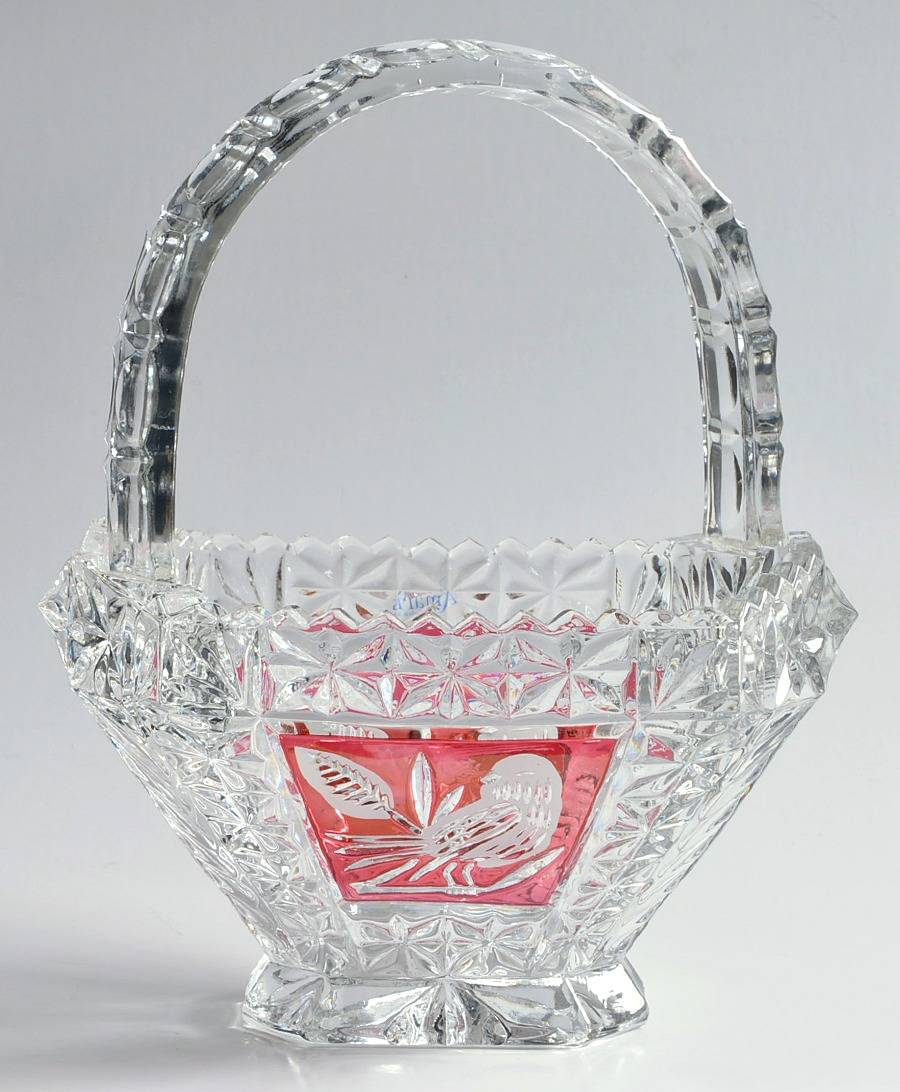 Byrdes Collection, The Ruby Footed Basket by Hofbauer-1