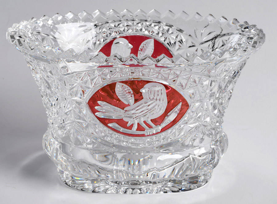 Byrdes Collection, The Ruby 6" Oval Bowl by Hofbauer-1
