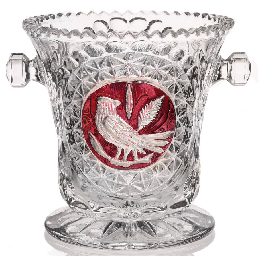 Byrdes Collection, The Ruby Ice Bucket by Hofbauer-1