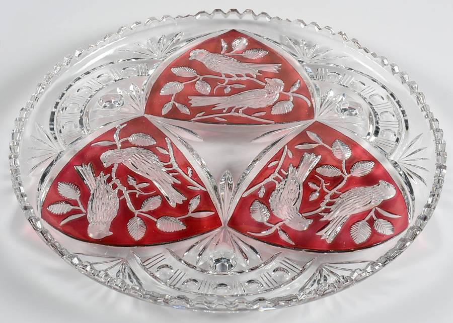 Byrdes Collection, The Ruby 11" 3-Toed Plate by Hofbauer-1