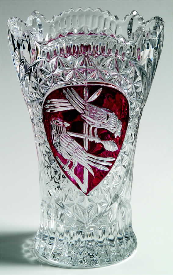 Byrdes Collection, The Ruby 8" Flower Vase by Hofbauer-1