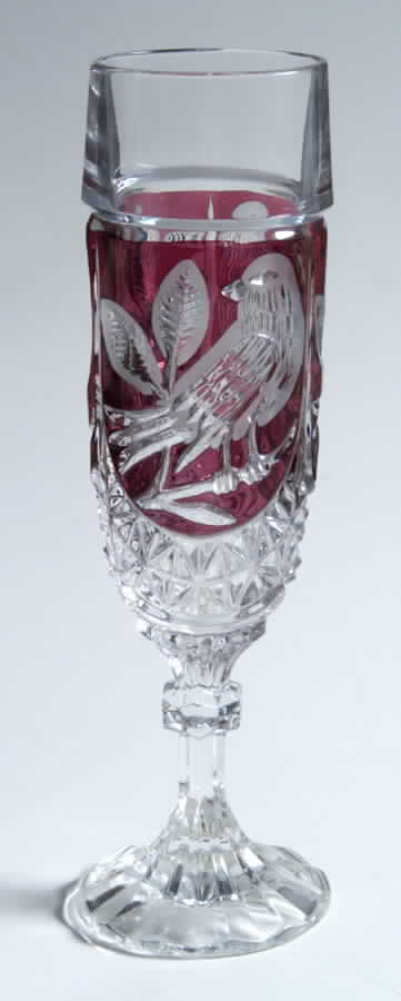Byrdes Collection, The Ruby Fluted Champagne by Hofbauer-1
