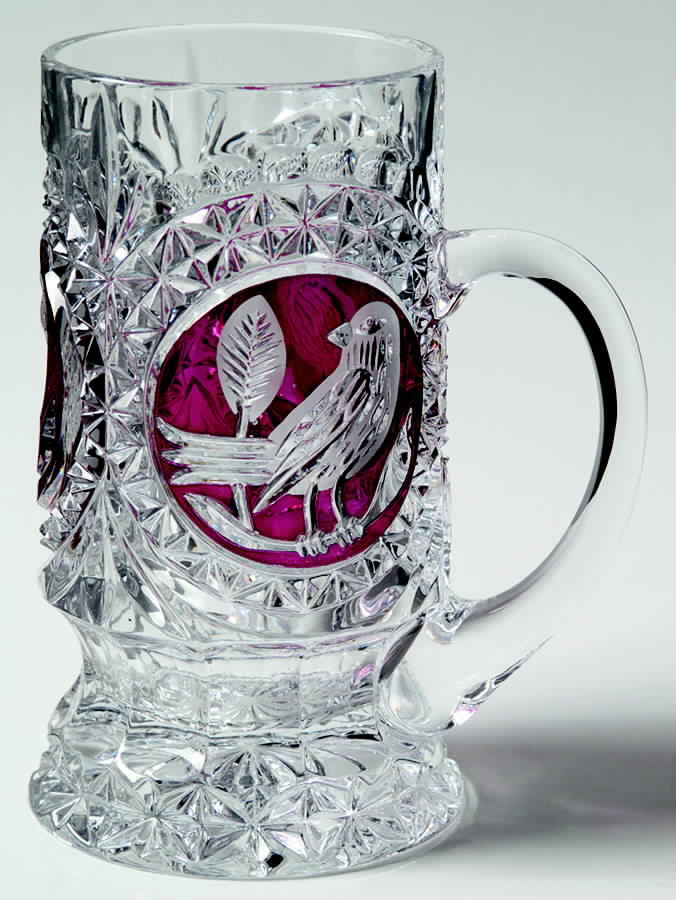 Byrdes Collection, The Ruby Beer Mug by Hofbauer-1